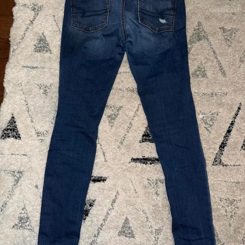 AE AMERICAN EAGLE SIZE 6‎ CURVY HI RISE JEGGING THE DREAM JEAN WOMENS JEANS